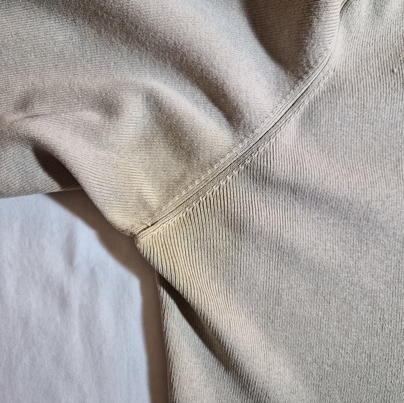 Valerie Separates 100% Silk Grey Mock Neck Sweater PL - READ DESC - Picture 9 of 10